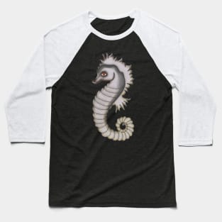 Sweet little seahorse and bubbles Baseball T-Shirt